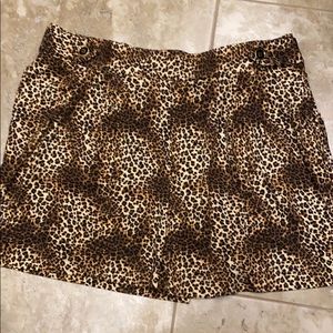 Cheetah shorts size XL
